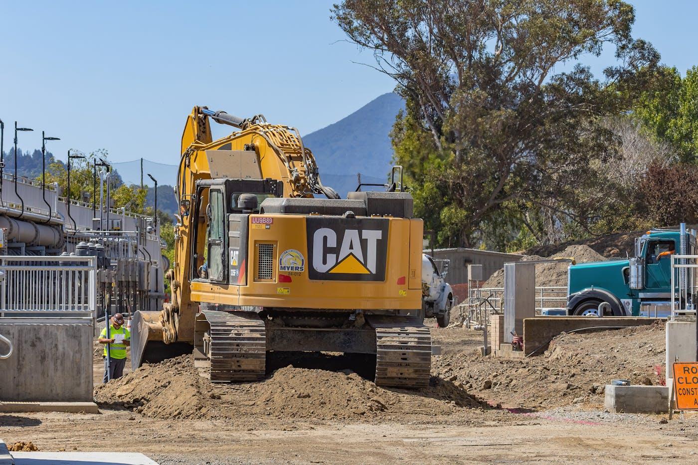 Excavator fleet asset used by Ravi Hydraulic